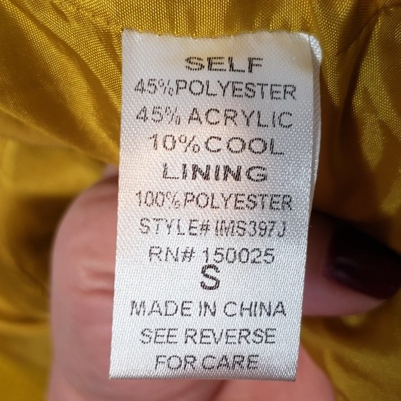 Stitch Fix Emory Park Fix Yellow Moto Jacket - Picture 11 of 13